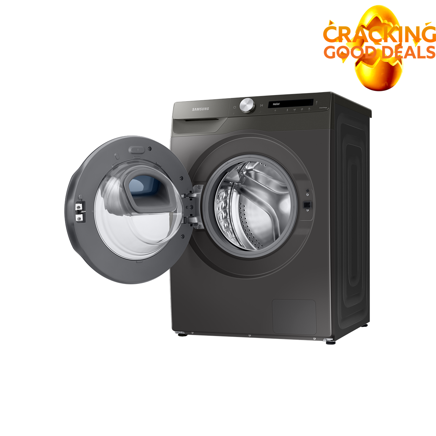 Samsung 9kg Front Loader Washing Machine - Inox Silver (Photo: 3)